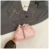 Bolso Cubo de Diseño de Nicho para Mujer 2026 Verano Nueva Moda Bolso de Cadena Acolchado Bolso Cruzado de Alto Valor