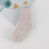 Calcetines de lana para niños de otoño e invierno, calcetines de rizo para bebé, calcetines casuales neutros, calcetines gruesos y cálidos para el suelo, calcetines para bebé