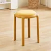 Banqueta de Plástico Doméstica Espessada Empilhável Banqueta Macia Moderna Simples Sala de Estar Mesa de Jantar Banco Alto Cadeira Reserva