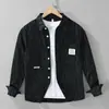 Camisa de marca de moda con estampado de letras 2026 primavera-verano para hombre de manga larga, artística, a la moda, elegante, casual, versátil