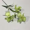 3 Ramas Largas Flor de Lirio Serie de Colores Monet Flores Artificiales Hogar Vestido Accesorios de Fotografía Boda Mesa de Comedor Ramo Flores Falsas