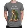 Camiseta Hipster Brr Brr Patapim Cerebro Podrido Italiano Hombre Algodón Redondo
