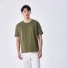 Camiseta de cuello redondo, ropa de trabajo personalizada, ropa de clase, impresión de logotipo bordado, hombros sueltos, manga corta, camisa publicitaria