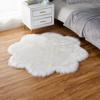 Cojín de Felpa con Forma de Ciruela Alfombra de Felpa Cojín de Lana Mezclada Sala de Estar Dormitorio Completo Cojín para Silla de Noche de Princesa