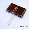 Tocado Hanfu Antiguo Horquilla de Paso con Borla Colgante Semiterminado Material Conector para el Cuerpo Accesorios para Colgantes