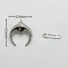 Estrella Luna Cruz Nicho Minimalista Letrero de Metal Luna Estrella Ropa Equipaje Ferretería Placa de Nombre Decorativa Logo