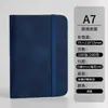 Caderno A7 Mini Portátil Simples Cor Retro Estudante Universitário Casual Anotação Registro Memo Diário