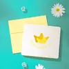 Tarjeta de felicitación creativa con sobre Día de San Valentín Acción de Gracias Tarjeta de felicitación de festividad empresarial Floristería Tarjeta con mensaje de bendición Tarjeta pequeña de agradecimiento