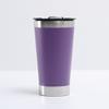 Taza de café personalizada de acero inoxidable 304 transfronteriza, portátil, estilo camping, de doble capa, taza de cerveza de alta gama, taza de agua aislada, venta al por mayor