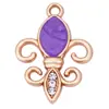 Colgante Creativo DIY Exquisita Flor de Cometa Incrustada de Diamantes Accesorios Decorativos, Venta Directa del Fabricante, Transfronterizo, Se Puede Mezclar y Venta al por Mayor