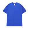 Tejido de Punto Circular, Sin Costuras Laterales, Algodón Puro Manga Corta 230g Algodón Tejido Lateral Ajustado Cuello Redondo Camiseta, Comercio Exterior Transfronterizo, Nuevo Modelo para el Sudeste Asiático