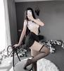 Lin Linting, ropa interior sexy femenina, nalgas apretadas, secretaria OL, uniforme, tentación, conjunto de profesora, club nocturno, venta al por mayor