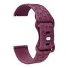 Para Samsung Huawei Huami Jiaming Correa de Silicona 18/20/22mm Cabeza Plana Universal Correa de Silicona con Estampado de Leopardo