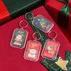 Chaveiro de Natal Estudante Fofo Mochila DIY Pequeno Pingente Decoração de Natal Pequeno Presente Chaveiro Atacado