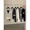 Suéter de Punto con Capucha y Cuello en V de Manga Larga, Patchwork Casual Estilo Coreano, Falso Dos Piezas, Té Verde Limón 2026 Otoño Temprano, Nuevo para Mujer