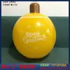 Bola de Natal Inflável Transfronteiriça PVC Suprimentos de Natal Pingente Bola de Atmosfera Festiva Bola para Decoração de Festa ao Ar Livre Adereços Bola