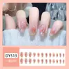 Parches de Uñas Desgastables Personalizados, Uñas Desgastables de Alta Gama, Parches de Uñas Cortos Pintados a Mano, Parches Desgastables para Manicura al por Mayor