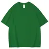 Camiseta de Verão Resistente 240g com Manga Caída para Crianças, Unissex, Manga 3/4, Casual Versátil, Caimento Solto, Top com Manga Caída