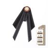 Gravata borboleta feminina laço decorativo fita laço preto temperamento estilo britânico camisa casaco formal gola broche de flor acessórios