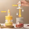 Pequeño Tarro de Condimentos con Forma de Pato, Extensible, para Uso en la Cocina del Hogar, Dispensador de Condimento de Chile en Polvo, Tarro Sellado para Sal, Recipiente para Condimentos