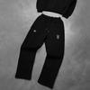 Conjunto Moletom com Capuz e Calça de Moletom Estilo Europeu e Americano Transfronteiriço em Estoque Nova Marca da Moda Estilo Streetwear Estampa Personalizada