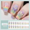 Uñas Postizas para Venta al por Mayor Estilo Impreso Juegos de Uñas Postizas Estilo Coreano Suave Dulce Fresco Múltiples Estilos Arte de Uñas Puntas de Uñas Postizas