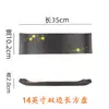 Novo Prato de Cerâmica Torneado em Forno Estilo Chinês Prato Longo para Sushi Prato Plano Criativo Prato Plano Estreito Longo Prato Fino para Pratos Frios
