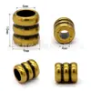 10x 9mm agujero grande metal campana colgante oruga aleación de zinc hebilla de cuerda para colgar botón de ajuste de cola de cuerda venta al por mayor