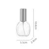 Botellas de Vidrio para Perfume en Stock 30/50/100ml Botellas de Vidrio Transparente para Perfume Botellas con Atomizador Botellas Vacías Reutilizables Venta al por Mayor