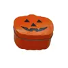 Venta al por mayor Spot Dulces Personalizados de Pascua Regalo Caja Pequeña de Lata Forma de Linterna de Calabaza de Halloween Calcetines con Forma Especial Caja de Lata