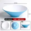 Tigela cônica bicolor, tigela de melamina para macarrão comercial, tigela especial para casas de macarrão, adequada para macarrão de caracol, wontons, macarrão misto, ramen e hot pot picante