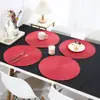Tapete de mesa multi-colorido ins estilo nórdico tecido doméstico tapete redondo para mesa tapete de mesa tecido de pp tapete de mesa para restaurante ocidental