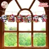Natal 12 decorações de pinguim de Natal em madeira fofas ornamentos para pendurar mini pingentes de decoração para casa de feriado