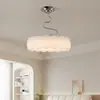 Lámpara de Techo para Dormitorio 2026 Nuevo Modelo Estilo Ins Crema Habitación Infantil Lámpara Romántica LED de Espectro Completo Protección Ocular Lámpara de Techo para Dormitorio Principal