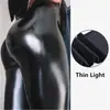Pantalones de cuero PU 2021 mujer wish comercio electrónico transfronterizo AliExpress leggings de cintura alta mujer ebay transfronterizo