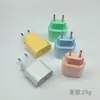 Carregador Transfronteiriço 20W Padrão Europeu Cor Macaron Padrão dos EUA Adequado para Celular Apple iPhone Carregamento Rápido Cabeça de Carregamento
