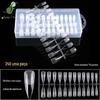 Não gravada Nail Grinding 240 C05 pontiagudo longo Armor Full Paste Long Drop-shaped Ultra-fino dobrado Traceless Traceless Wearwear Armor