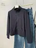 Cardigan con Cuello Alto y Cremallera de Mezcla de Lana Tencel Estilo Coreano para Mujer Otoño Invierno Sudadera Chaqueta Suave Espesa Cepillada