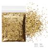 Brillantina de uñas, purpurina ultrafina, purpurina, polvo brillante, lentejuelas, 1 mm, traje amarillo dorado, esmalte de uñas, pegamento, joyería transfronteriza