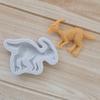 Variedade de molde de silicone de dinossauro, forma de silicone para bolo flip sugar, molde de silicone de dinossauro DIY para chocolate