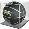Caja de Exhibición Acrílica Personalizada Estuche Protector de Fútbol Caja Transparente Exhibición Adecuada para Baloncesto Fútbol Caja de Almacenamiento
