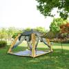 Tienda de Campaña para Exterior Cuatro Puertas y Ventanas Ventilación Camping Gasa Transpirable Protección Solar Protección contra Insectos 3-4 Personas Tienda de Campaña para Camping Pesca