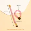 Colgante de Joyería DIY Tejido a Mano Llavero Cordón Cadena para Teléfono Decoración de Bolsa con Nudo de Diamante Aro Abierto