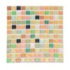 Pegatinas de Pared 3D Mosaico para Lavabo Cuadradas DIY Empalme Pegatinas de Fondo Pegatinas de Pared Adhesivas Anti-Manchas