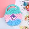 Bolsa para monedas de silicona, bolso cruzado de princesa, bolsa para teléfono squishy para aliviar el estrés para mujeres, almacenamiento, monedero infantil