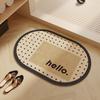 Alfombrilla de Piso de Barro Diatomeas para Baño Antideslizante Absorbente de Agua Felpudo para Pies Puerta de Baño/Inodoro Resistente al Desgaste Secado Rápido Alfombra Resistente a Manchas