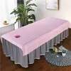 Sábanas desechables, juegos de cama para salón de belleza, incluyendo cubrecamas y fundas de almohada, hechos de algodón puro, engrosados, juego de cuatro piezas, específicamente para uso en viajes, al por mayor