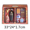 Conjunto completo de suprimentos sacrificiais do Festival Qingming cinco-sétimo para adoração de ancestrais e suprimentos funerários para visitação de túmulos atacado eletrodomésticos para adoração de ancestrais produtos semi-acabados
