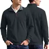 Sudadera deportiva con cuello alto de jacquard texturizado para hombre, importación TK estilo americano, primavera y otoño, con bolsillo con cremallera