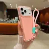 Funda Aplicable Transfronteriza para Teléfono Móvil Apple 17 con Correa para Muñeca Anticaídas Tres en Uno para Iphone16Promax Cubierta Protectora